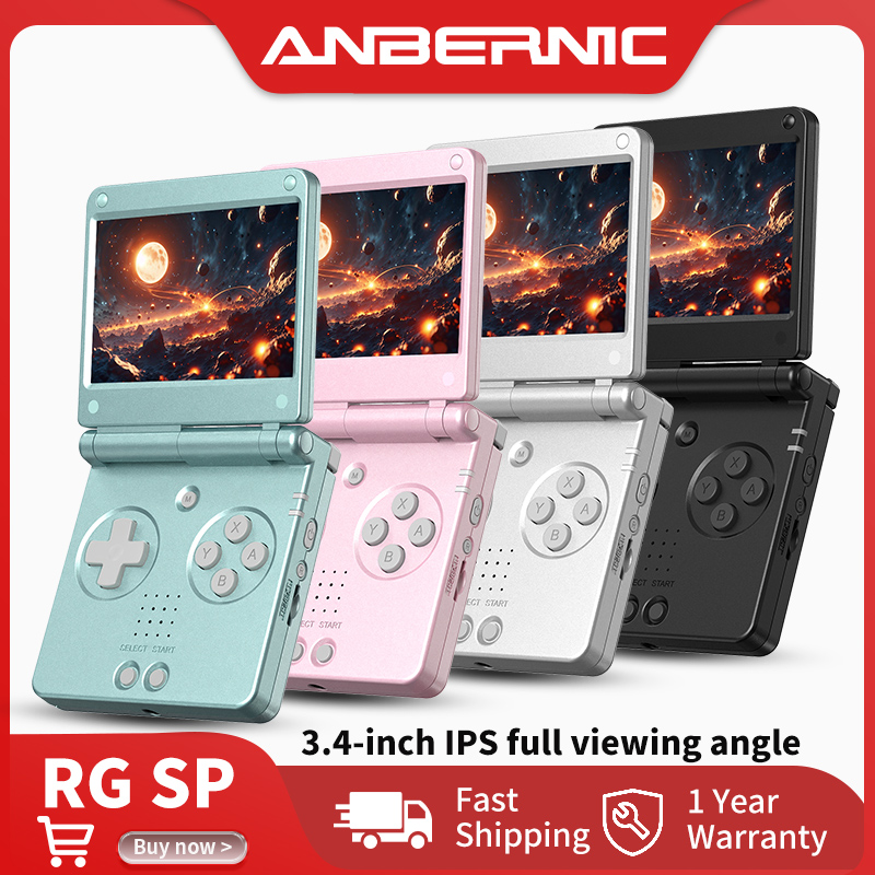 Retro Gaming Kiosk - Anbernic RG SP Flip Retro Handheld