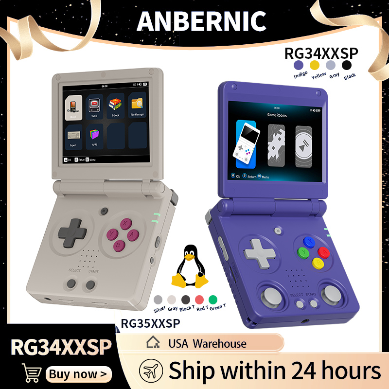 Anbernic RG34XXSP RG35XXSP Fli - огляд і ціна Retro Gaming Kiosk