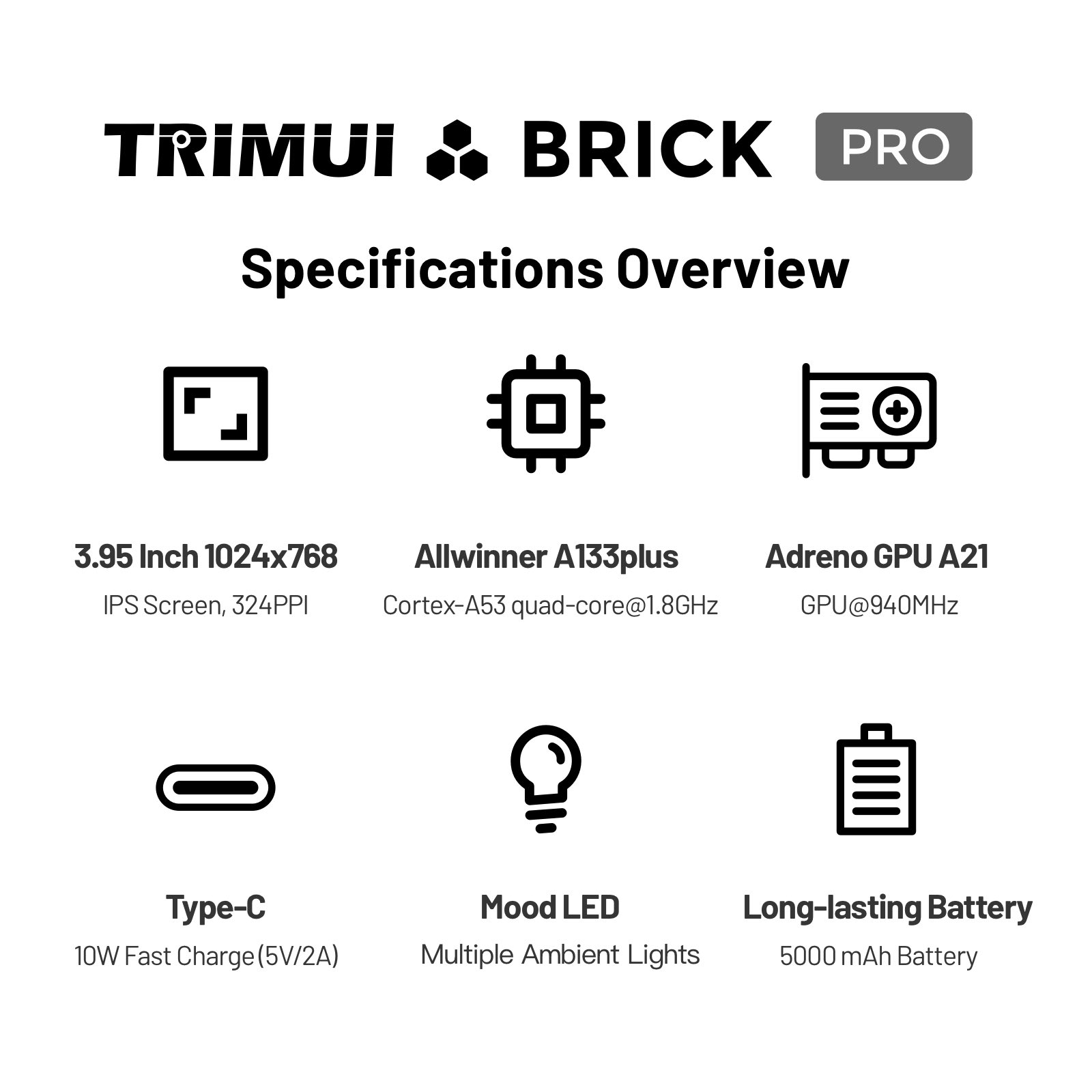 TRIMUI Brick Pro TG4040 Retro  - огляд і ціна Retro Gaming Kiosk