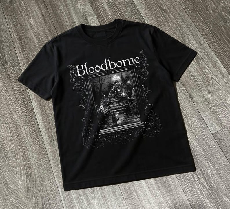 Bloodborne Dark Souls Gaming T - огляд і ціна Retro Gaming T Shirt