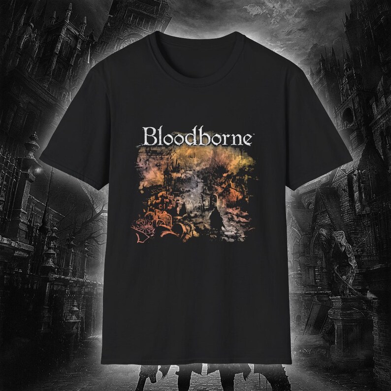 Bloodborne Dark Souls Gaming T - огляд і ціна Retro Gaming T Shirt