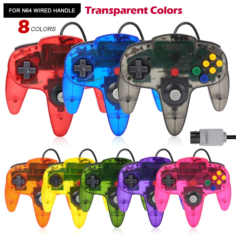8 Colors Wired Gamepad For N64 - огляд і ціна Retro Gaming N64