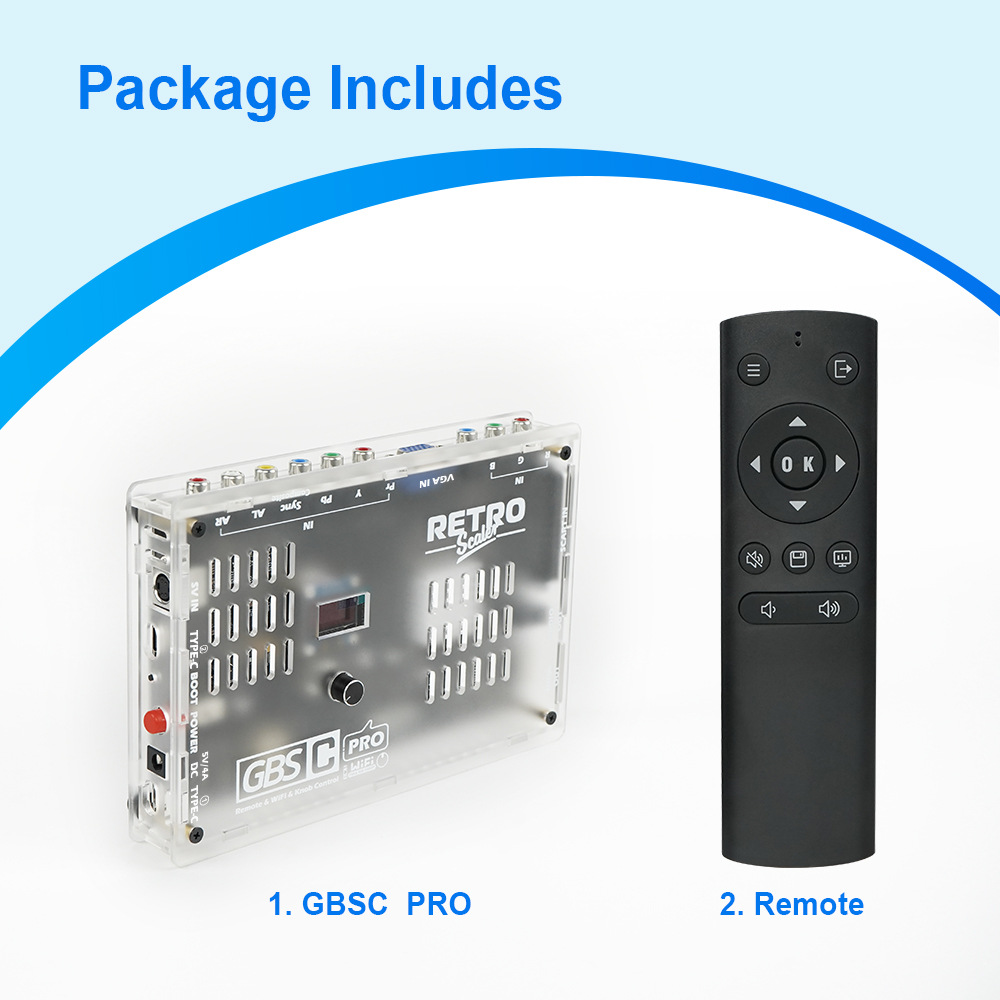 NEW Retro game GBSC Pro GBS Co - огляд і ціна Scart To Hdmi