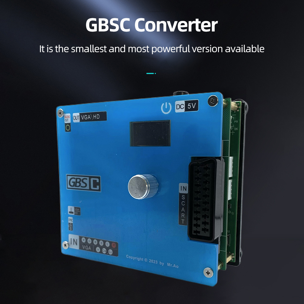 GBS Control Video Game Signal  - огляд і ціна Scart To Hdmi