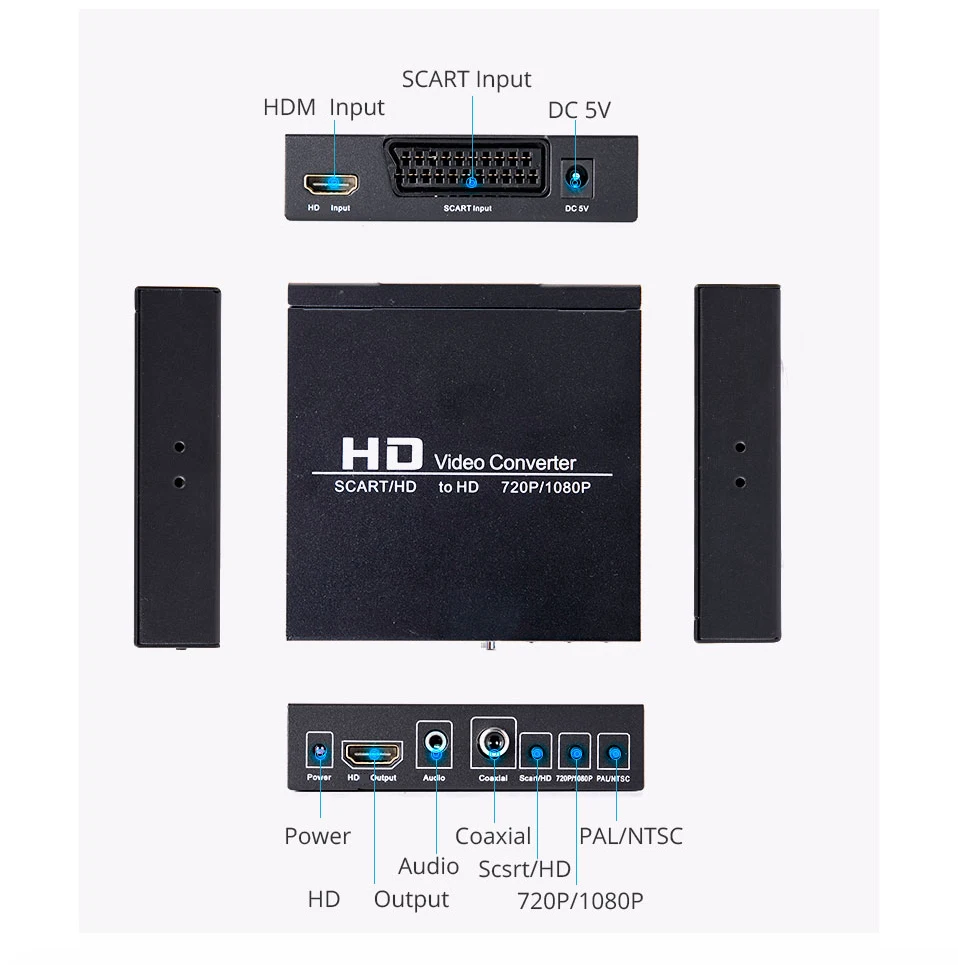 SCART HDMI To HDMI Video Conve - огляд і ціна Scart To Hdmi
