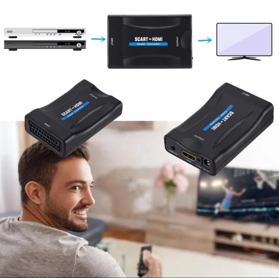 Full HD 1080P SCART to HDMI-co - огляд і ціна Scart To Hdmi