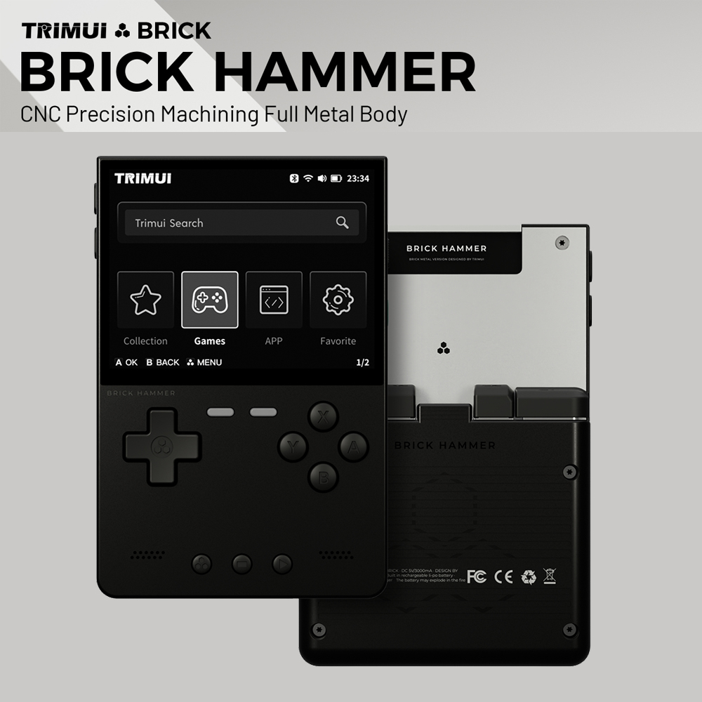 Metal Body Trimui Brick Hammer - огляд і ціна Retro Gaming Kiosk